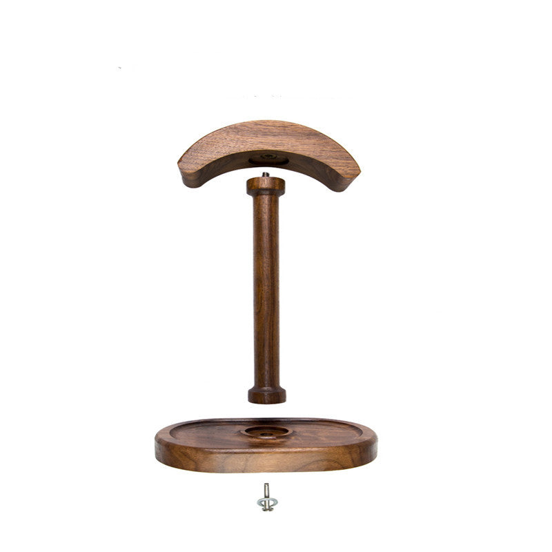 Headphone stand solid wood
