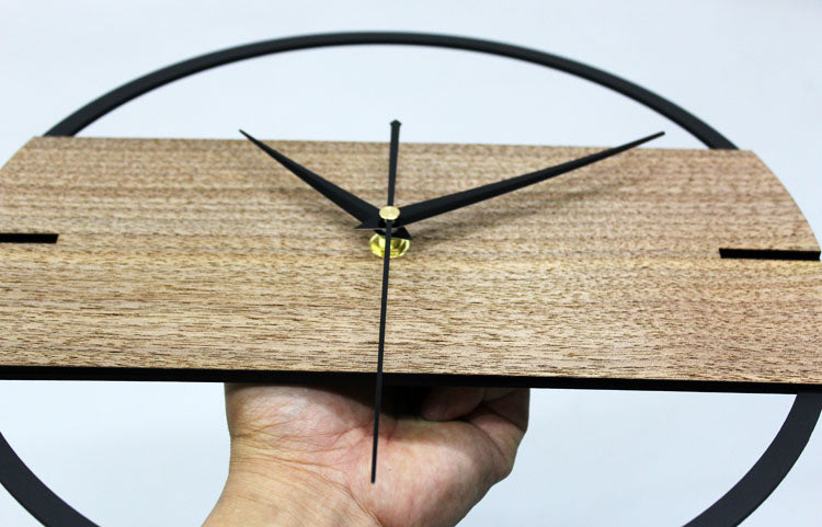 Home original wood simple wall clock