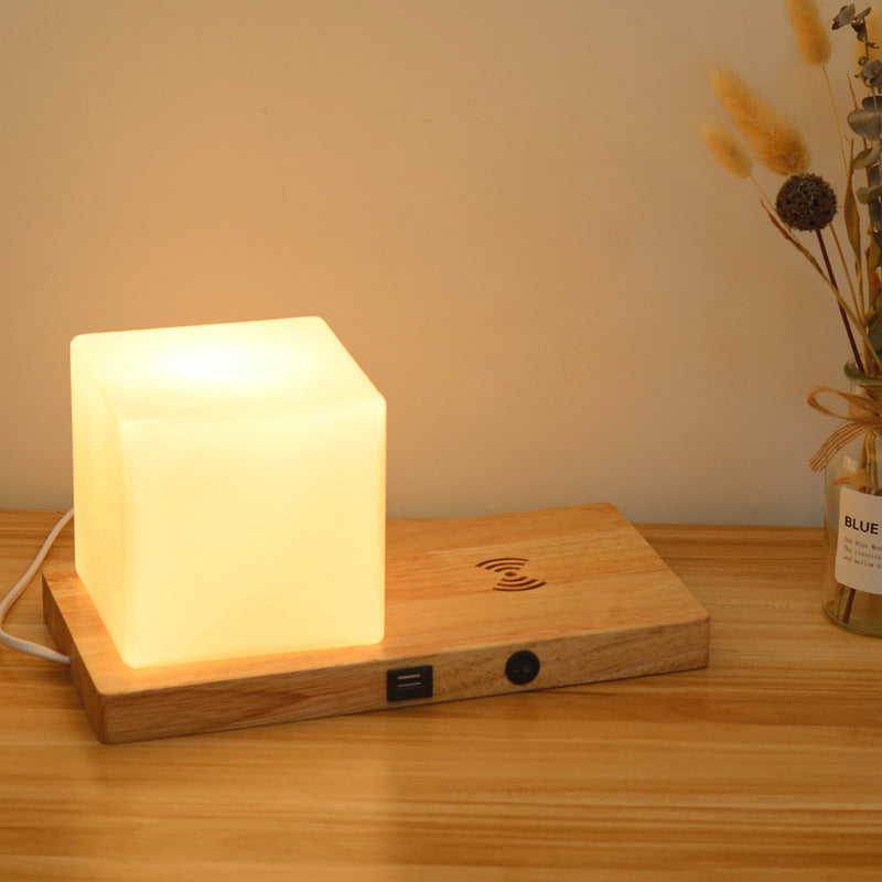 Creative Wireless Mobile Phone Charging Desk Lamp