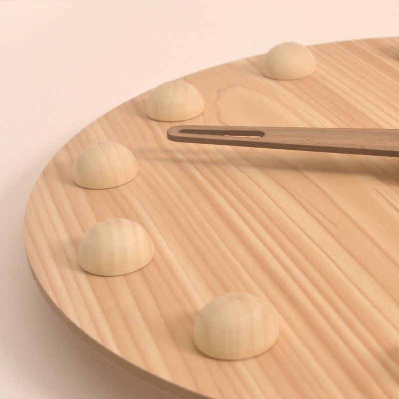 Wooden Wall Clock Nordic Home Living Room Modern