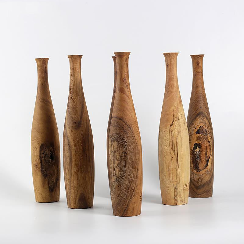 Wooden Vase Japanese Style Home Decoration Nordic