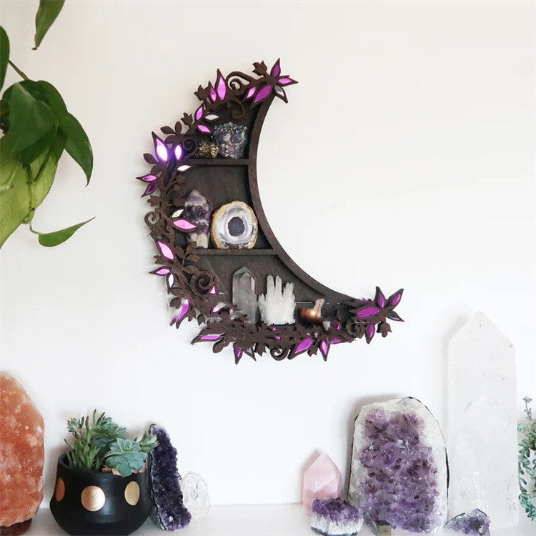 Botanical Mirror Crystal Shelf Botanical Mirror Crystal Shelf