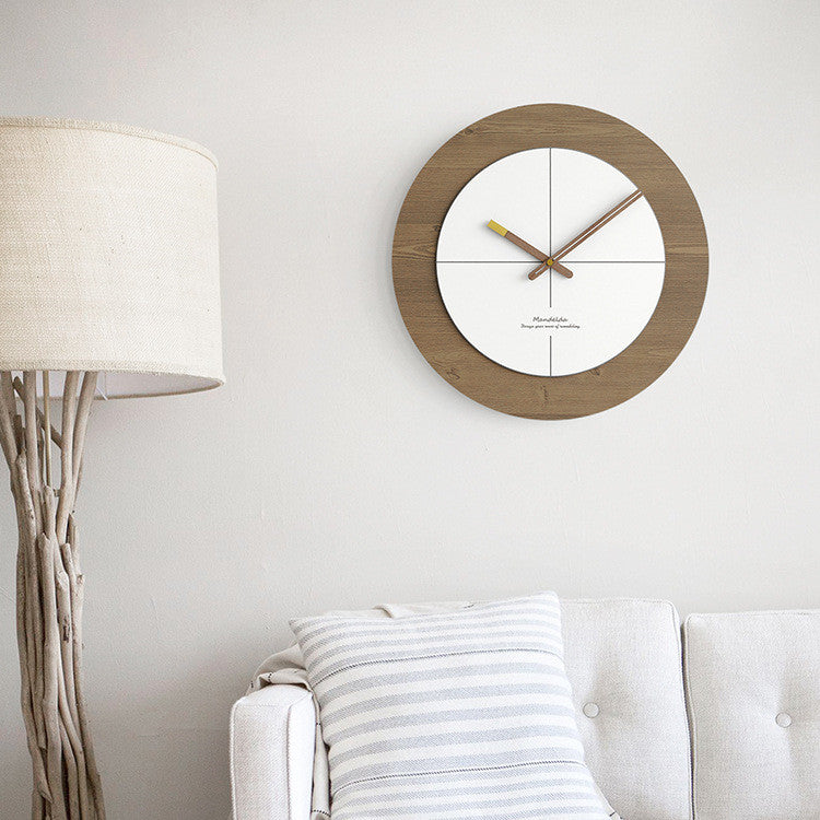 Modern Minimalist Home Living Room Personalized Clock