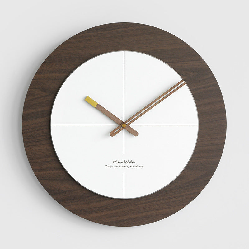 Modern Minimalist Home Living Room Personalized Clock