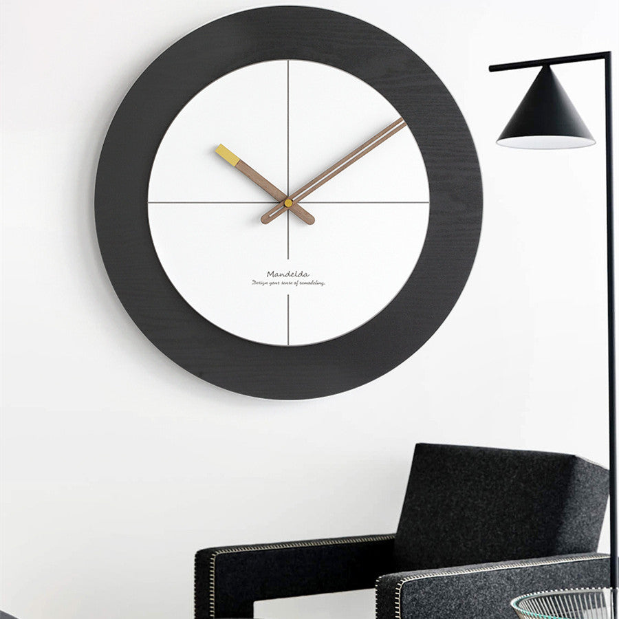 Modern Minimalist Home Living Room Personalized Clock