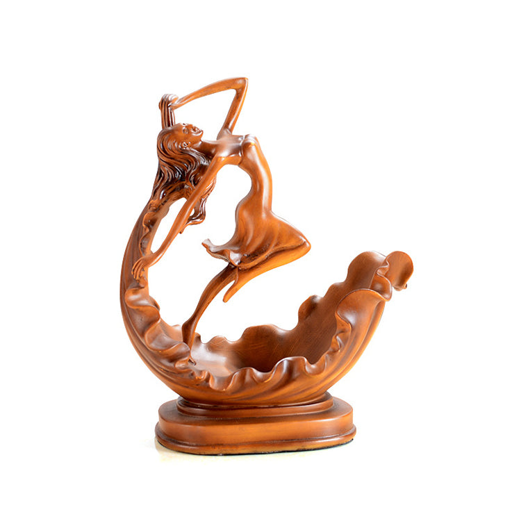 European Style Red Wine Rack Creative Home Resin Handicraft Ornaments