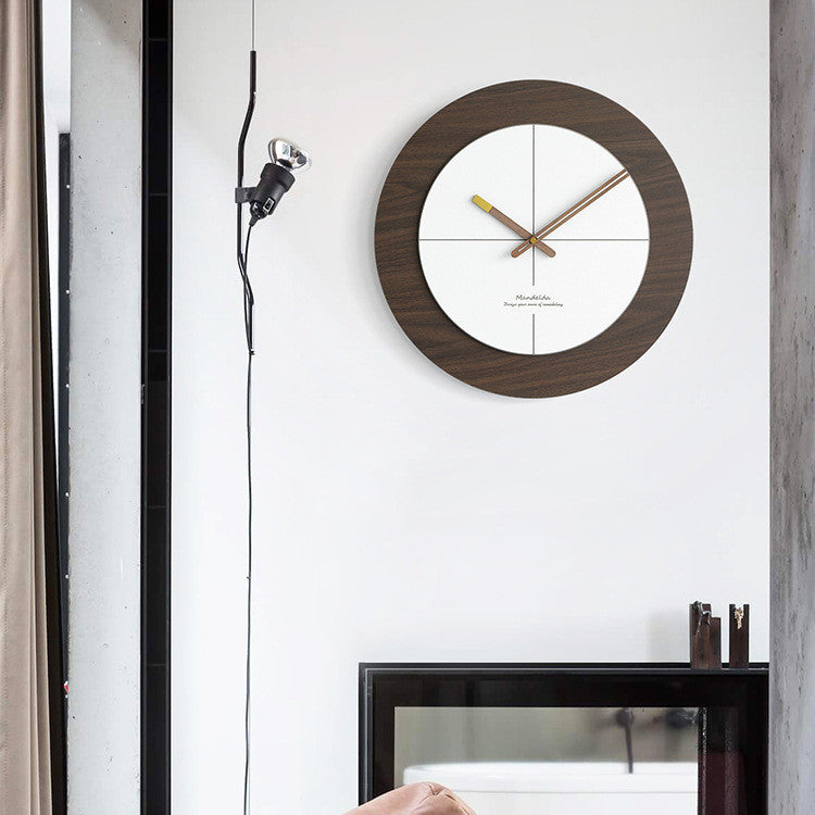 Modern Minimalist Home Living Room Personalized Clock