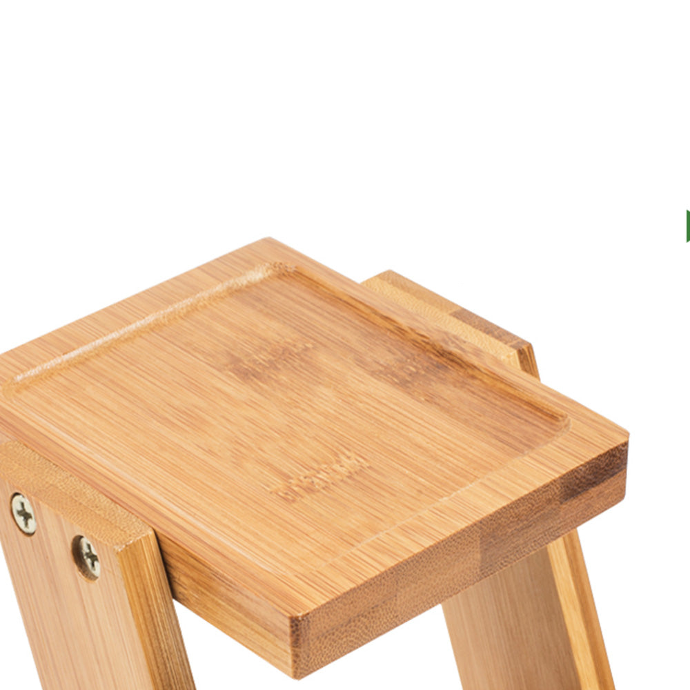 Succulent Potted Solid Wood Bay Window Flower Pot Shelf Storage