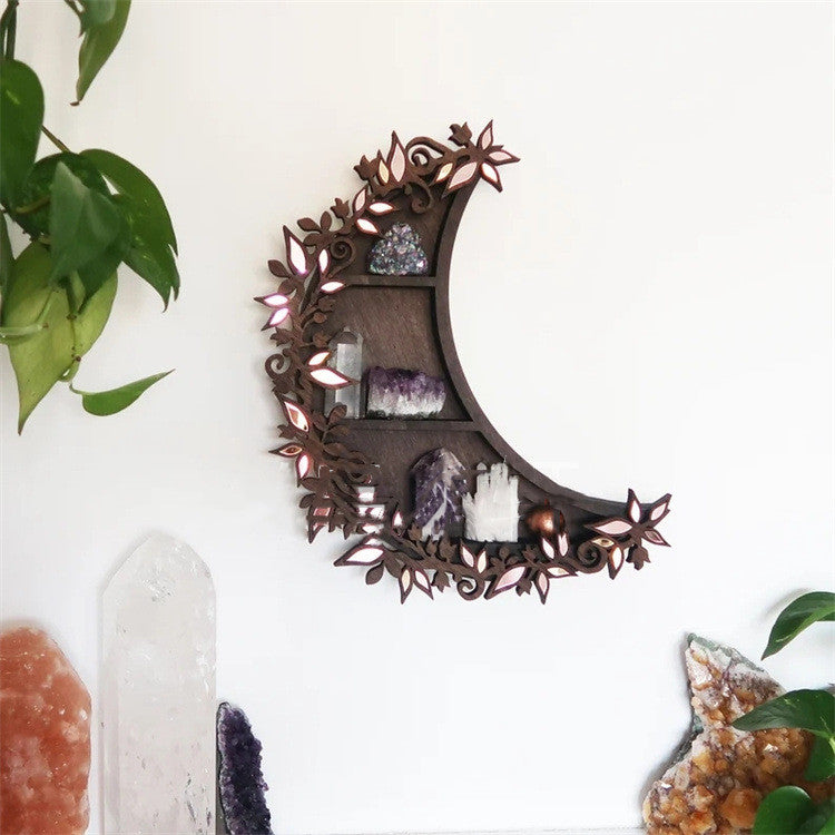 Botanical Mirror Crystal Shelf Botanical Mirror Crystal Shelf