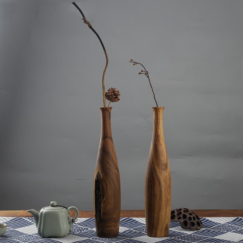 Wooden Vase Japanese Style Home Decoration Nordic