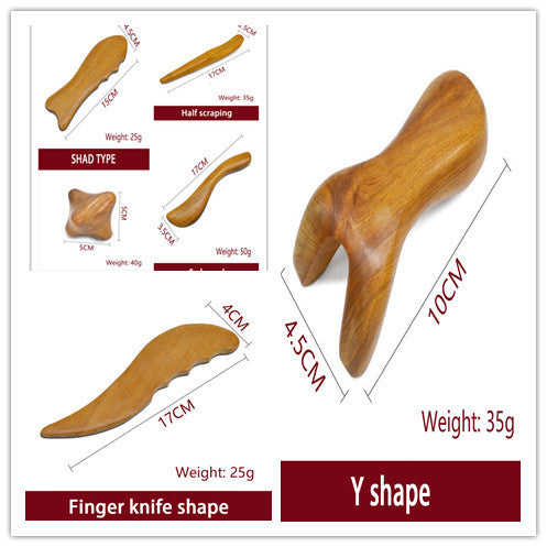 Natural Wooden Massage Dog Scraping Tablets