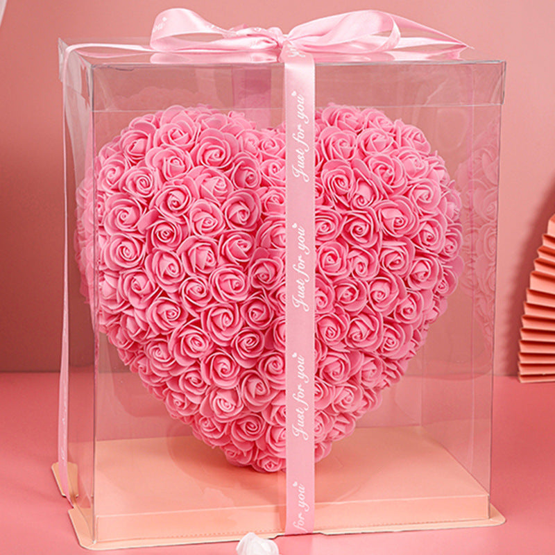 Eternal Peach Foam Flower Christmas Gift