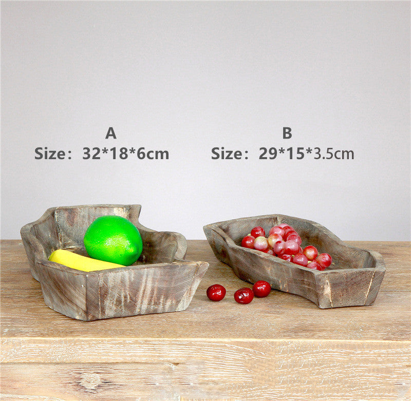 Fashion Personality Pure Handmade Wooden Tray