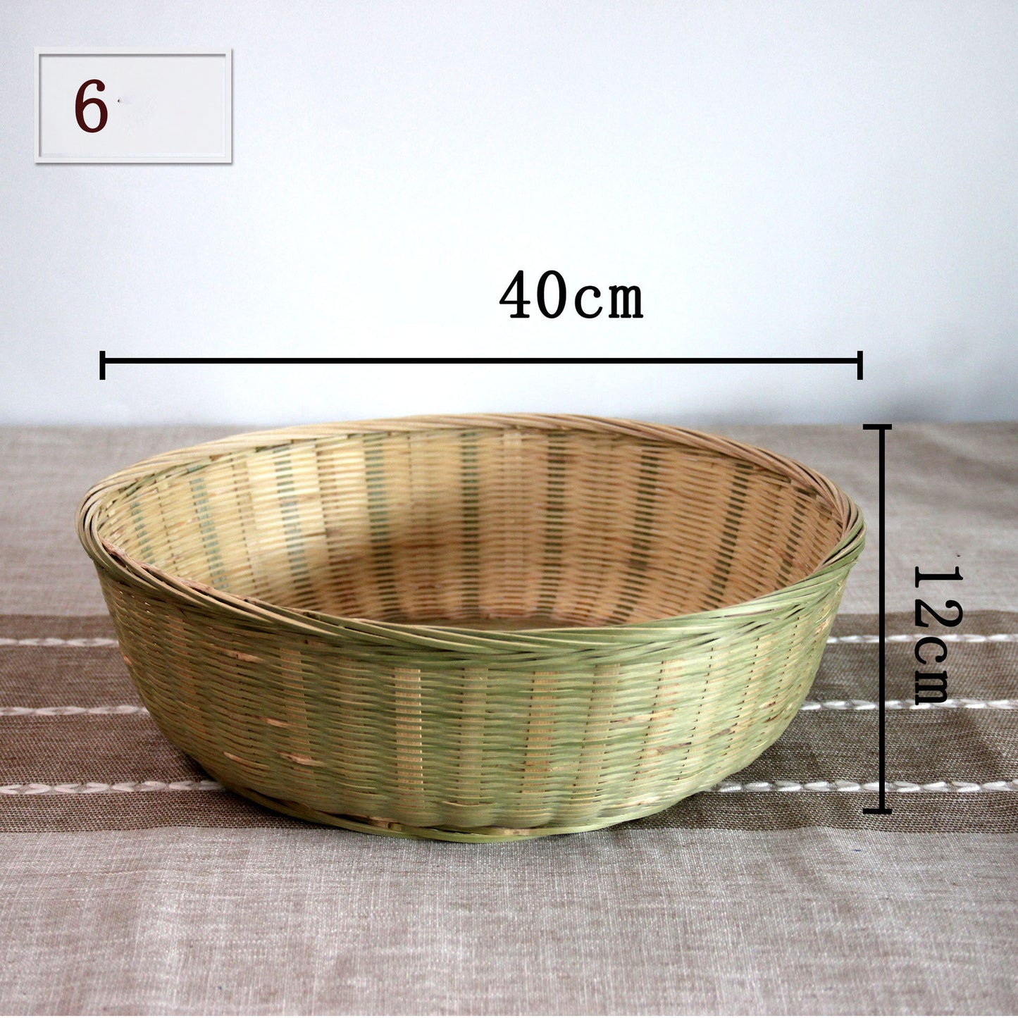 Handmade Woven Products Bamboo Sieve Steamed Bun Storage Basket