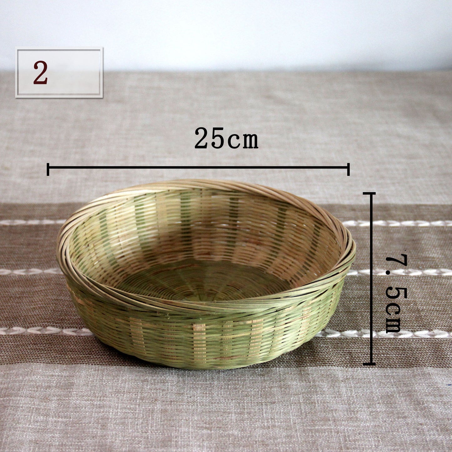 Handmade Woven Products Bamboo Sieve Steamed Bun Storage Basket