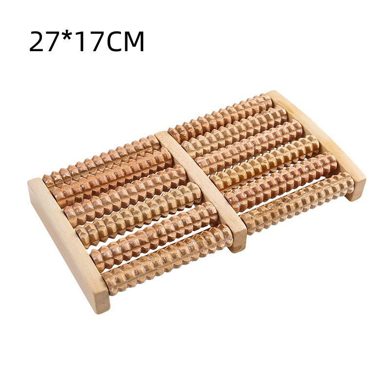 Foot Sole Foot Massager Wooden Roller Type Solid Wood