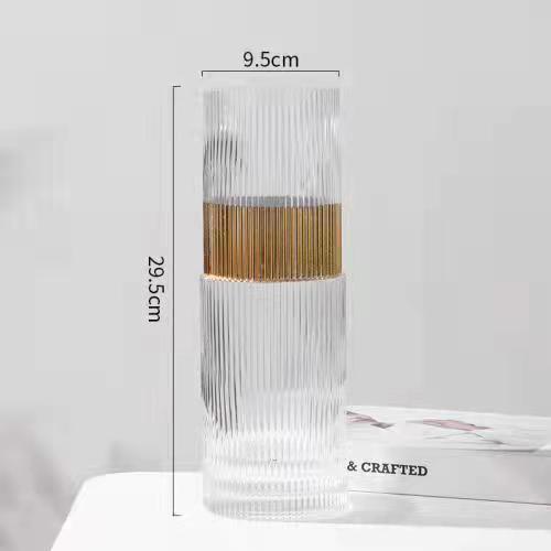 Simple Modern Glass Vase Transparent Hydroponic Flower Home Decorations