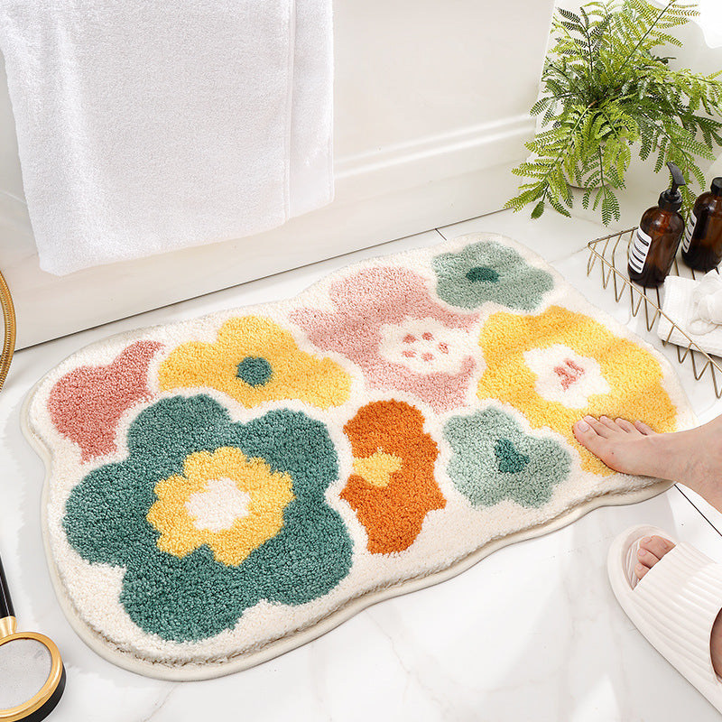 Cartoon Household Bathroom Mats Bathroom Absorbent Non-slip Mat