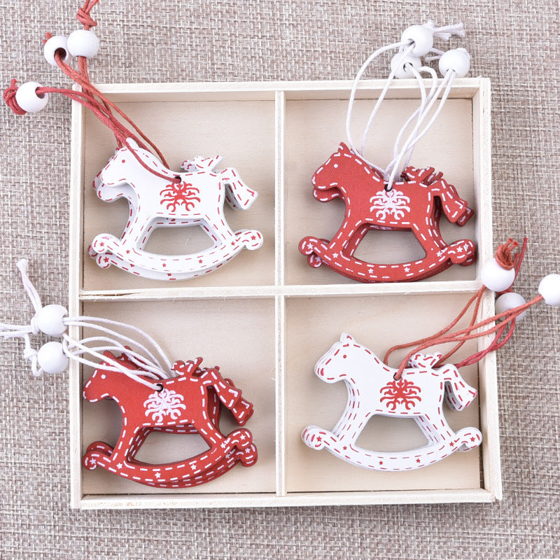 Decorations Creative Christmas Wooden Pendant