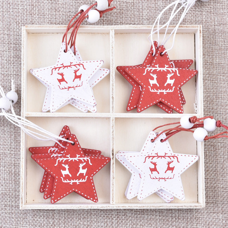 Decorations Creative Christmas Wooden Pendant