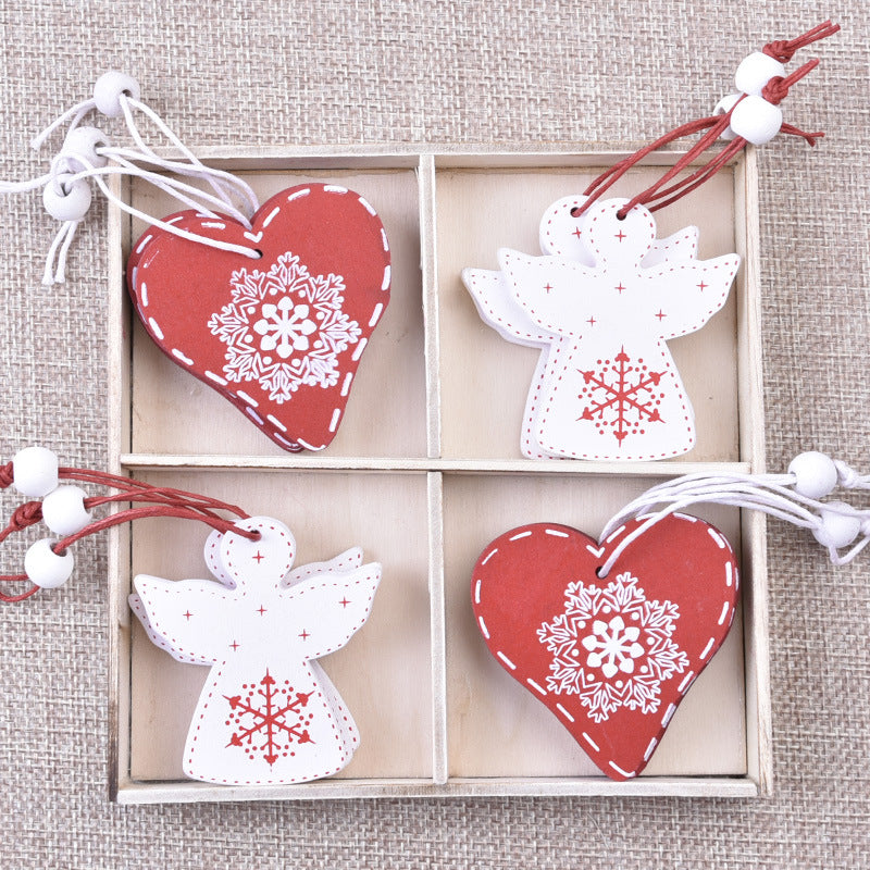 Decorations Creative Christmas Wooden Pendant