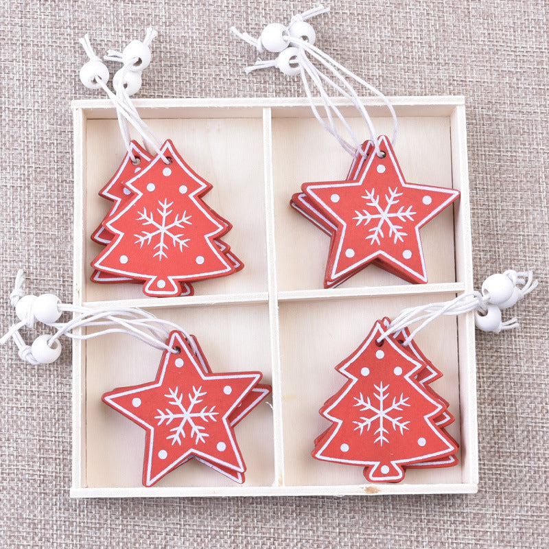 Decorations Creative Christmas Wooden Pendant