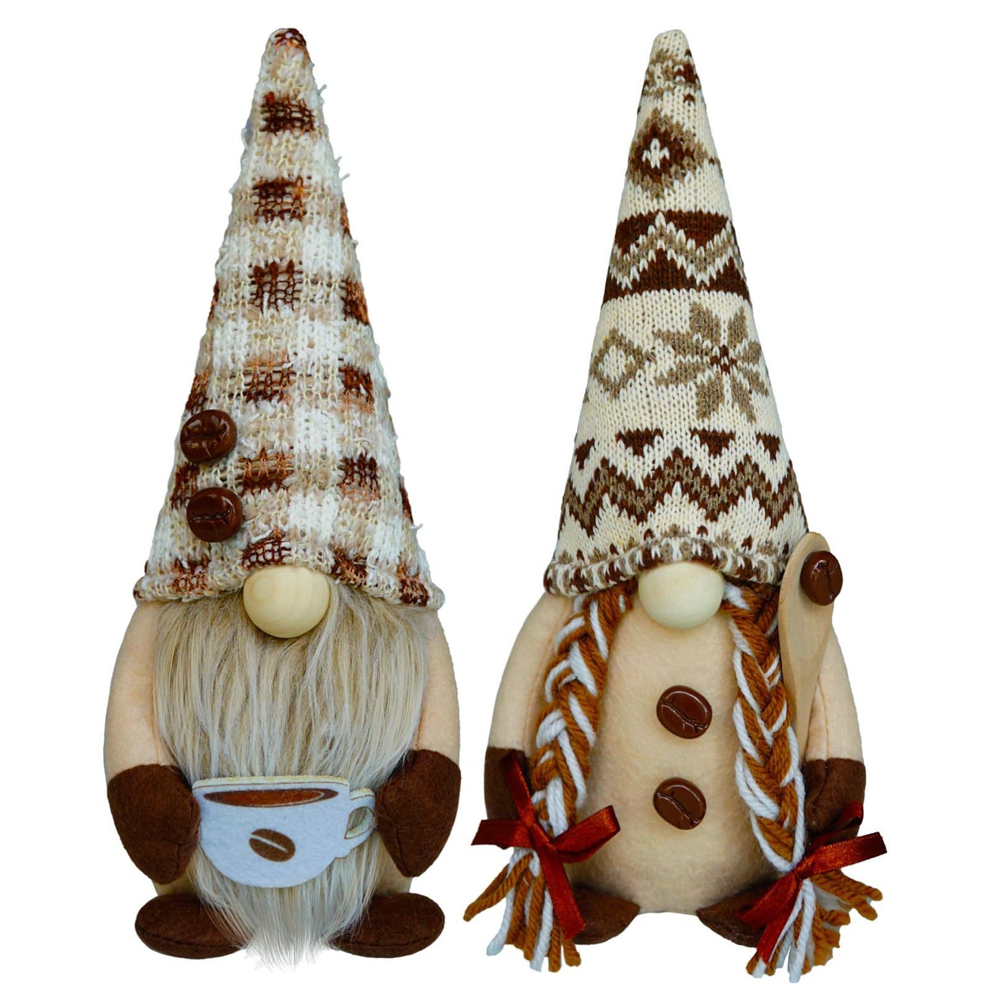 Home Decorations Coffee Faceless Doll Ornaments