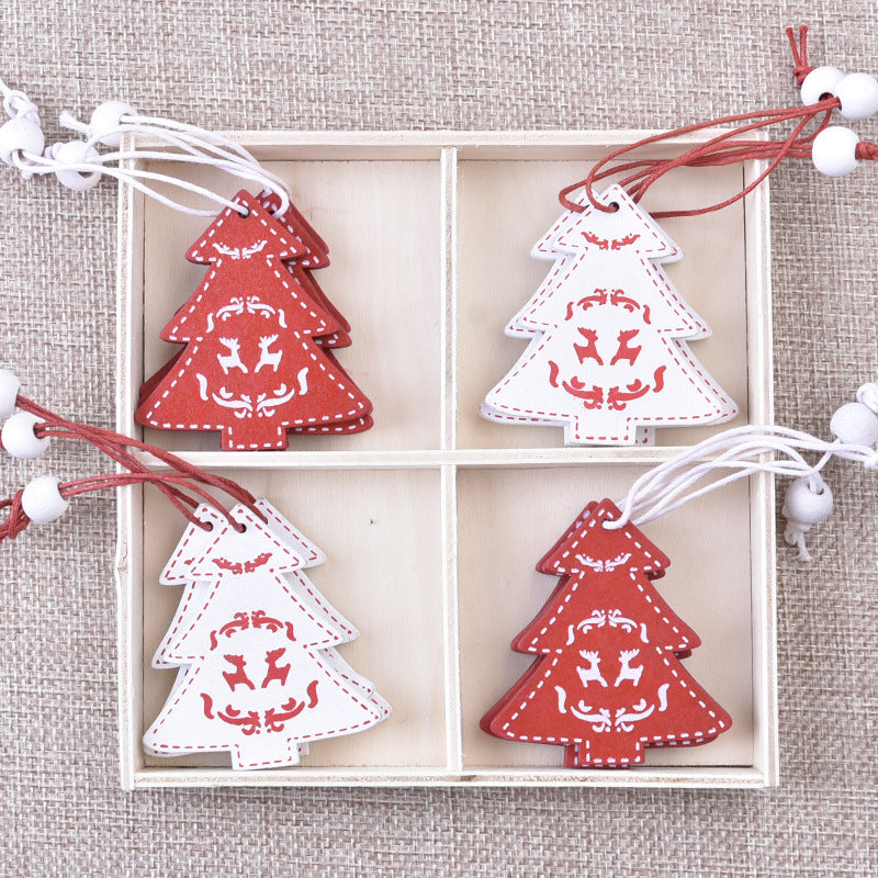 Decorations Creative Christmas Wooden Pendant