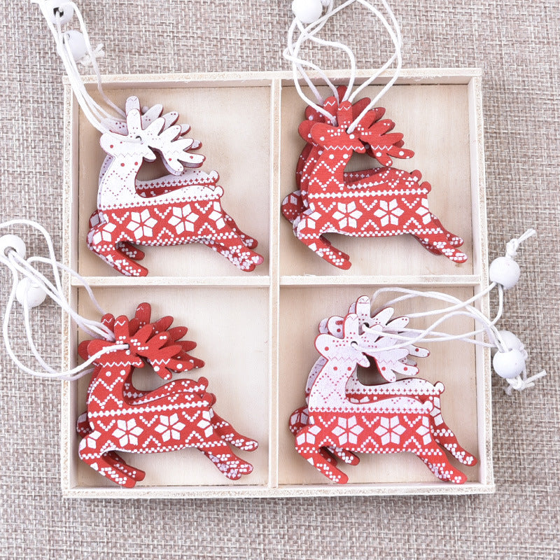 Decorations Creative Christmas Wooden Pendant