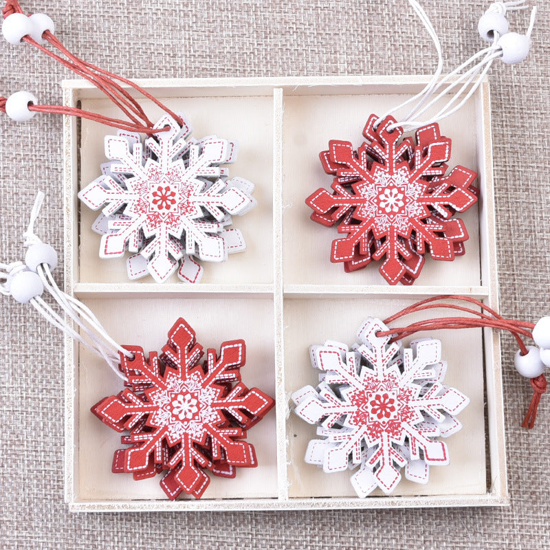 Decorations Creative Christmas Wooden Pendant