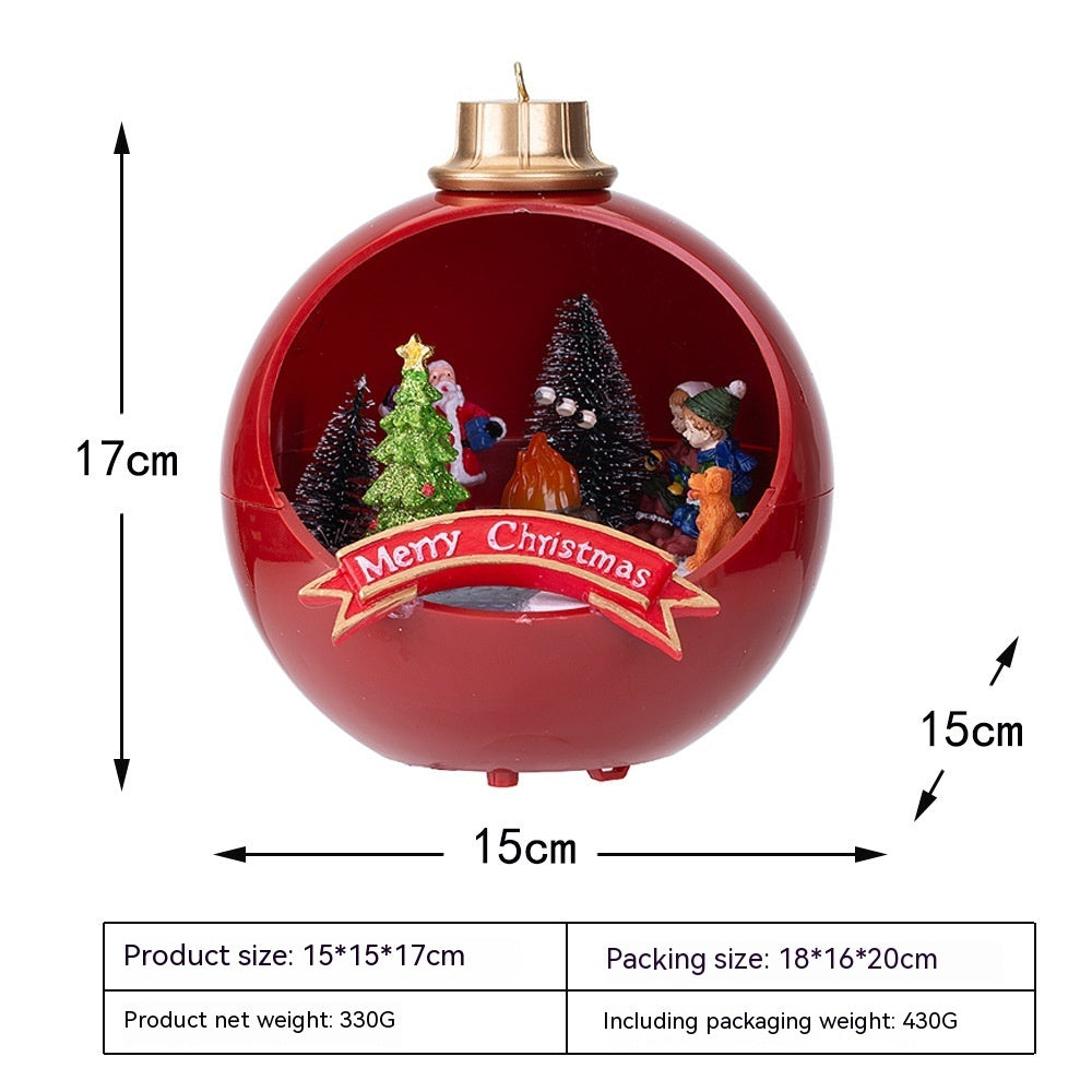 Ornament Snow House Decoration Christmas Gift