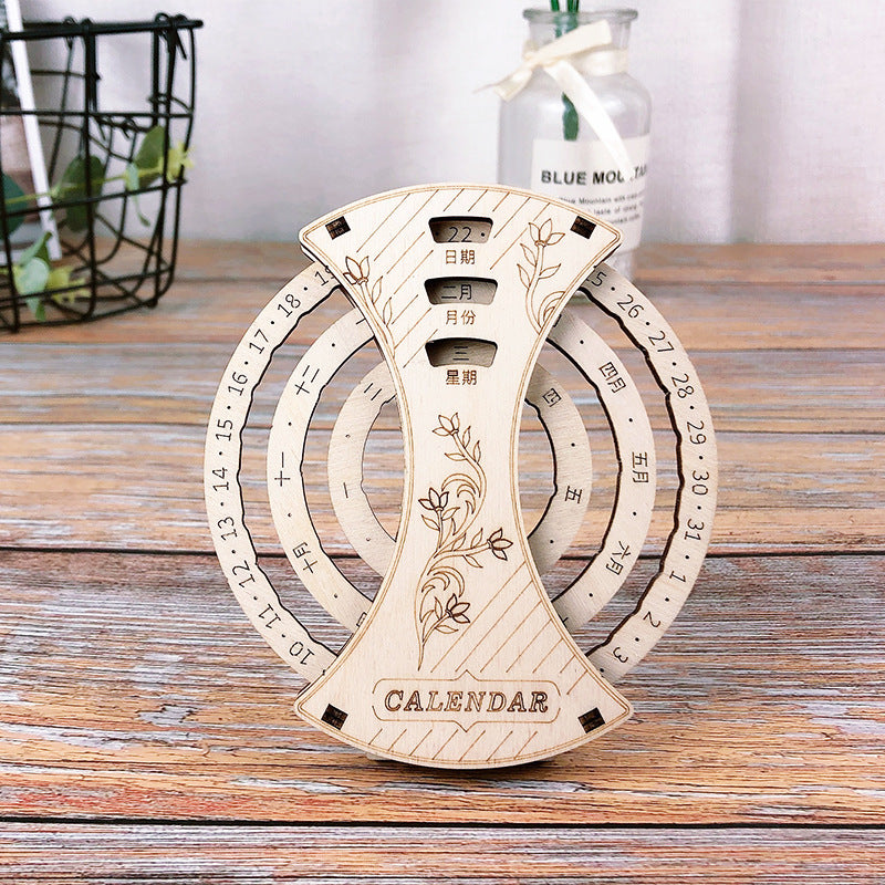 DIY Wooden Calendar 3D Puzzle