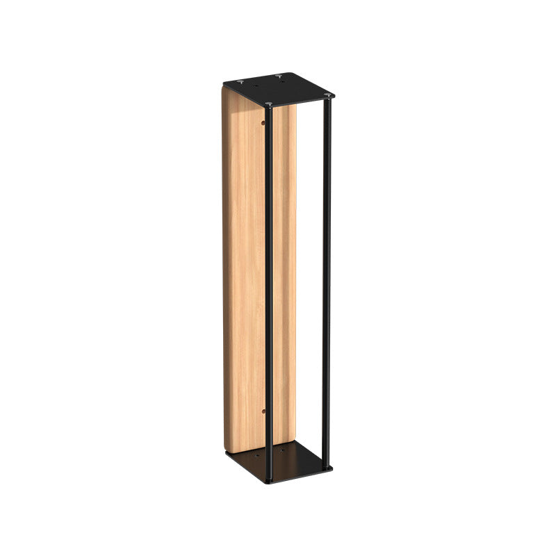 Wooden Wall-mounted Metal Shower Bathroom Towel Rack