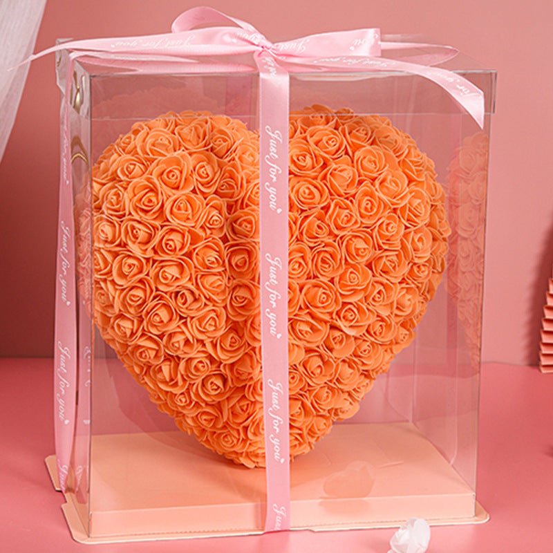 Eternal Peach Foam Flower Christmas Gift