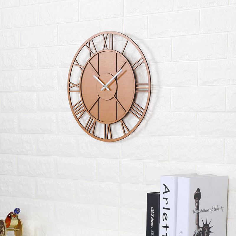 Wooden clock