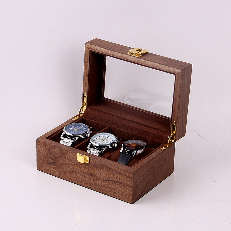 Retro Solid Wood Watch Box