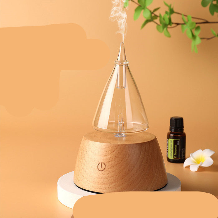 New Silent Negative Ion Cold Fragrance Instrument Solid Wood Anhydrous Fragrance Instrument Unheated Pure Essential Oil Fragrance Machine Plus Aromatherapy Machine