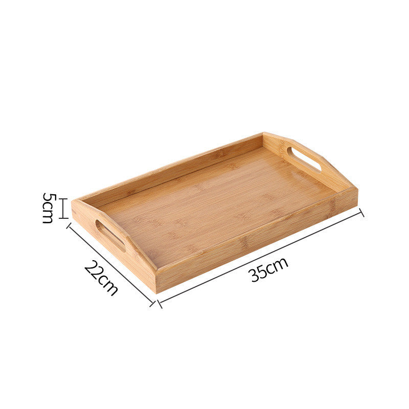 Wooden Pastry Bread Plate Breakfast Fruit Wooden Plate