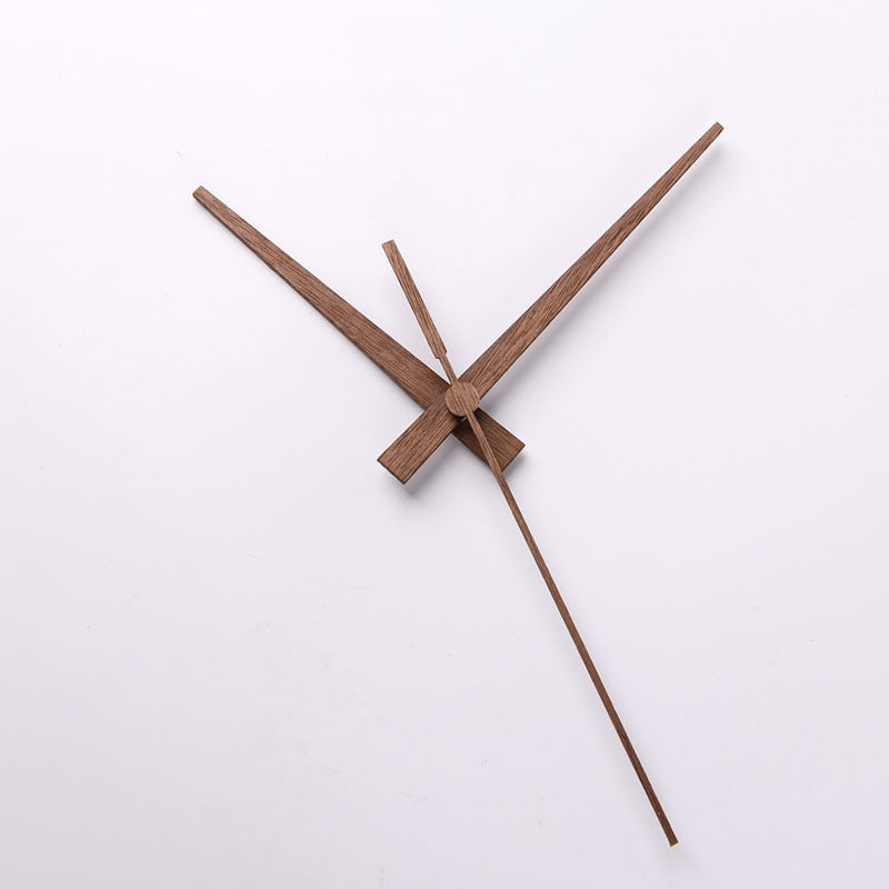 Walnut Solid Wood Wall Clock Pointer Wall Clock Accessories Hour Hand Parts