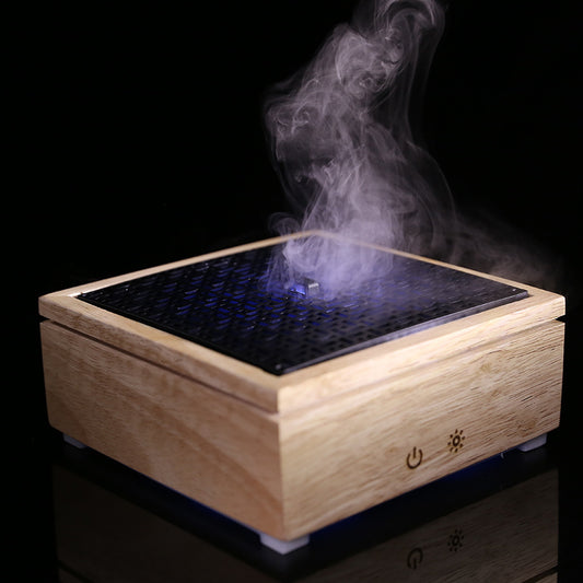 Square box wood grain aromatherapy machine