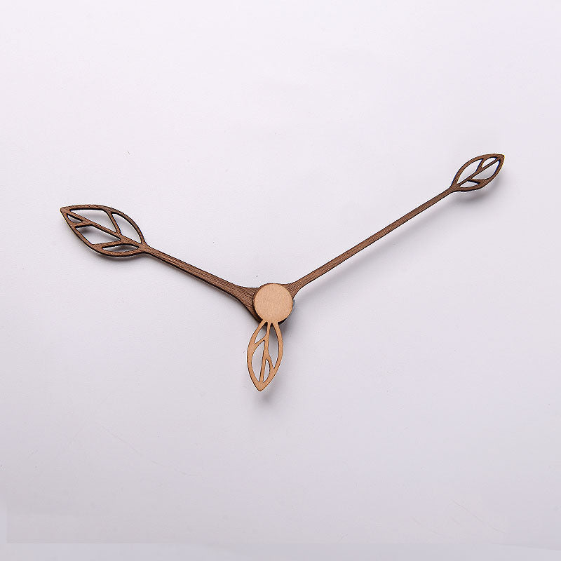 Walnut Solid Wood Wall Clock Pointer Wall Clock Accessories Hour Hand Parts