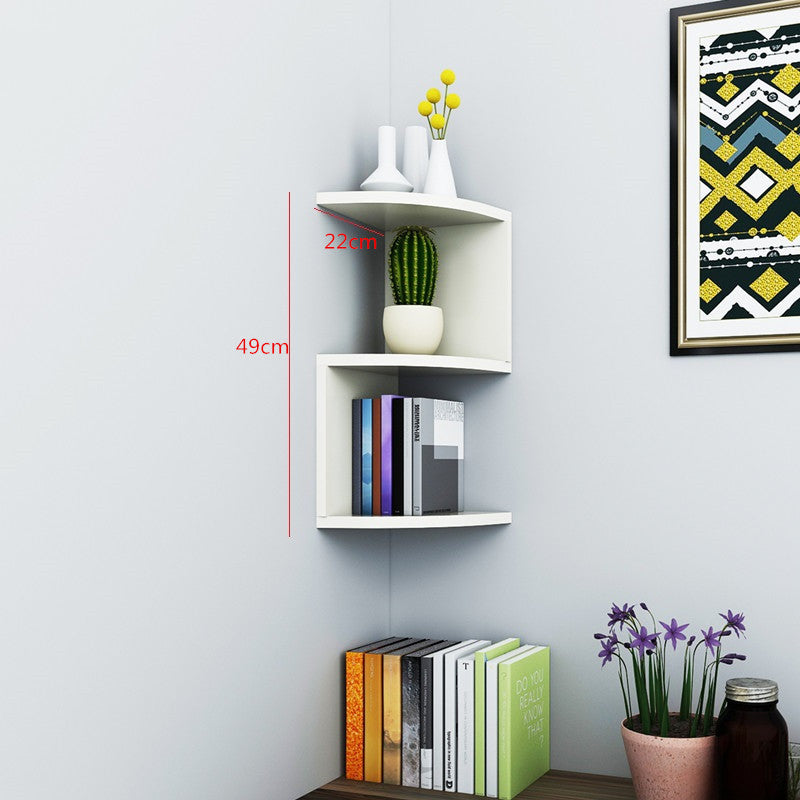 Wall Corner Shelf Corner Bookshelf Shelf Living Room Decoration Shelf Corner Wall Shelf Storage Rack