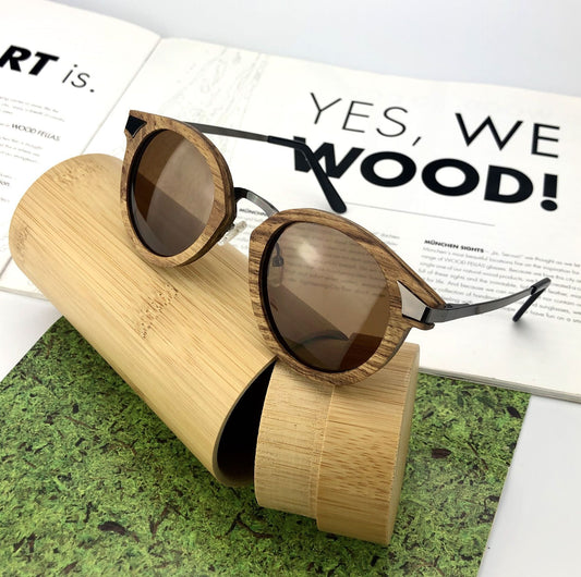 Rosewood Fashion Polarized Wood Sunglasses