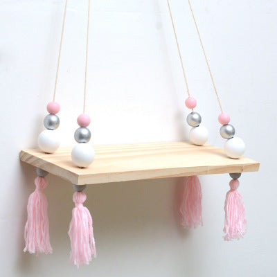 Macaron Wooden Bead Creative Shelf