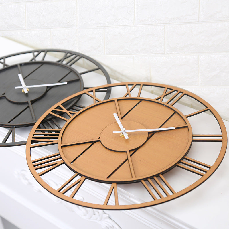 Wooden clock