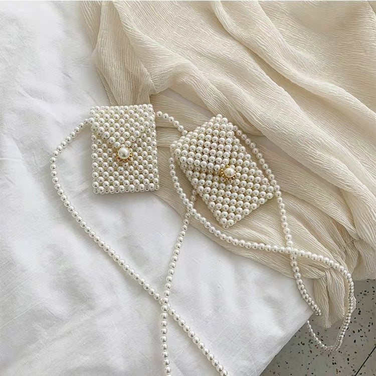 Handmade pearl bag