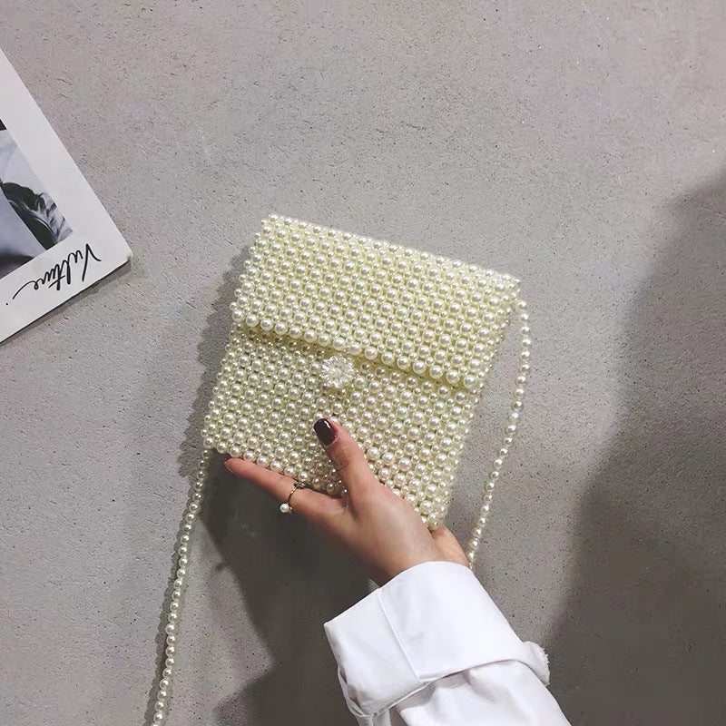 Handmade pearl bag