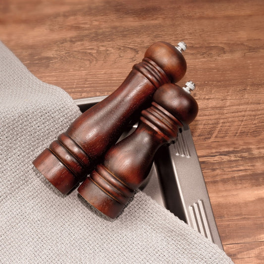 Wooden Pepper Grinder Kitchen Spice Bottle