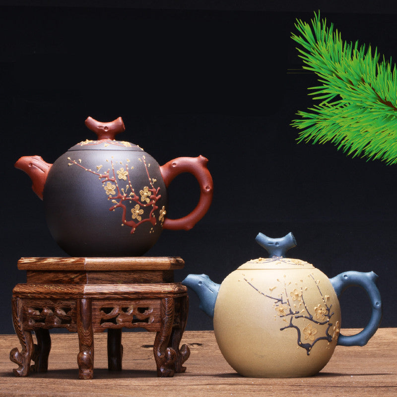 Handmade Purple Sand Teapot