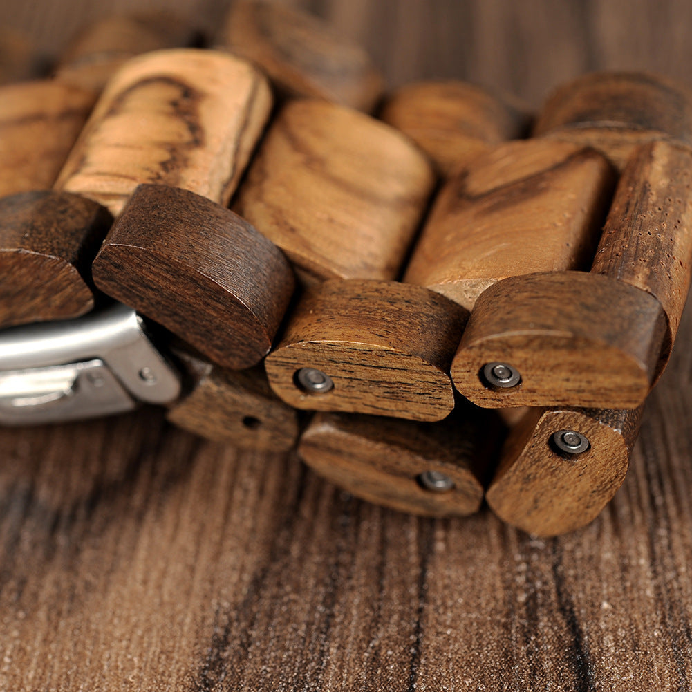 Inter-Wood Quartz Watch Men's Wood Watch